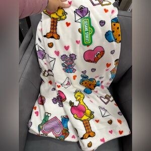 Sesame Street Colorful Character Blanket
